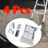 2/4pcs Step Ladder Feet Covers Versatile Ladder Leg Covers Non-Skid Ladder Pads Rubber Foot Pad Insulating Foot Sleeve