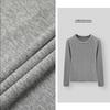 Lenzing Tencel Modal Skin-friendly Bottoming Shirt Women's Autumn and Winter New Models Can Be Worn Outside Long-sleeved T-shirt Slim Top