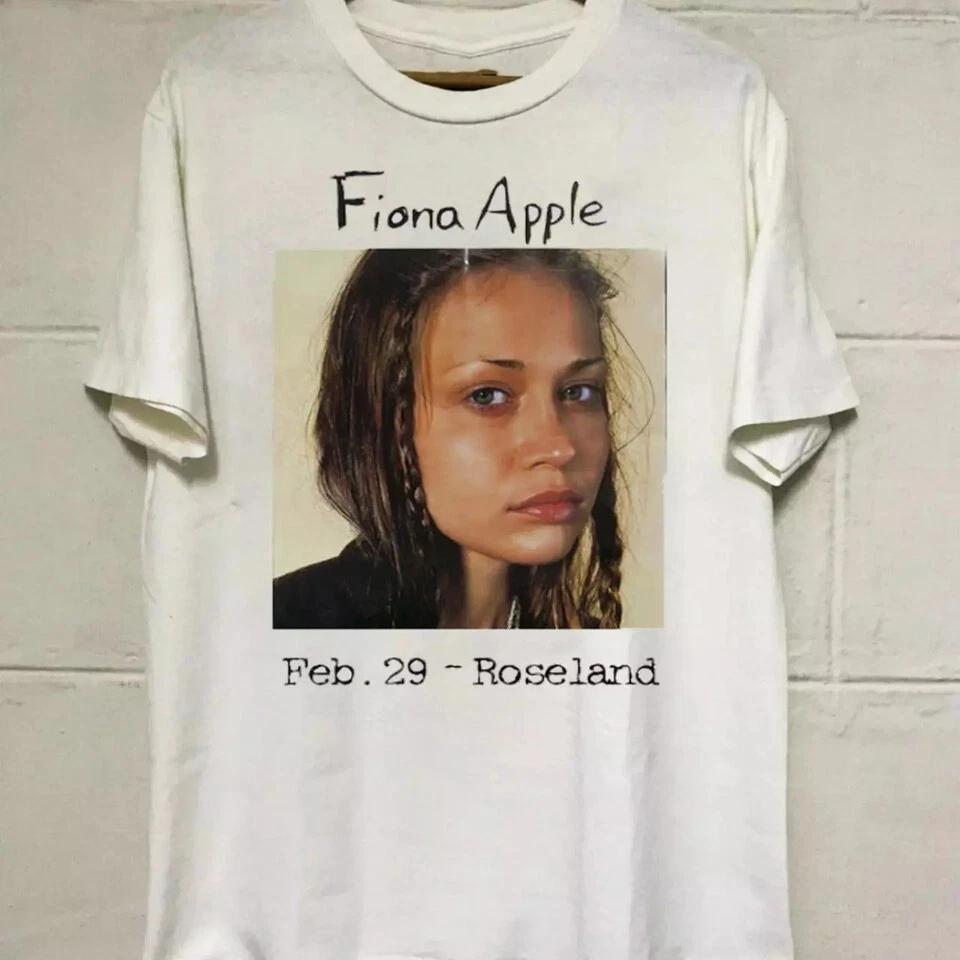

Fiona Apple Roseland Short Sleeve Cotton White T-Shirt 2XL