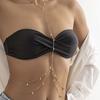 Beach Bikini Metal Multi-Layer Chest Chain, Sexy Star-Shaped Fringed Chain Body Chain For Women