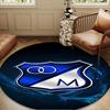 Blue Shield Emblem Millo-narios Round mat Home Decor, Chair rug For livingroom,Bedroom, doormat home decor Birthday Gift Christmas Gifts