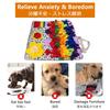 SCHITEC Dog Toy Training Blanket Nosework Mat Food Container 70cm X Smell Training Mat Nosework Durable Separation Anxiety Educational Toy Measures