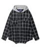 ALVINCLO [De Luxe] City Boy Oversized Check Hoodie (2 Colors)