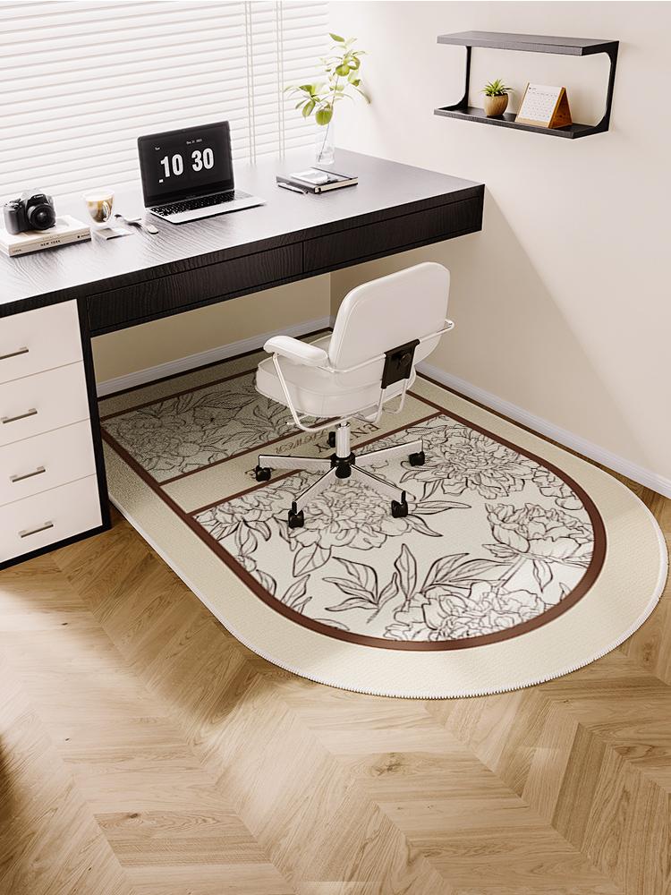 Podložka pod kancelářskou židli na tvrdou podlahu, protiskluzová, víceúčelová ochrana podlahy, koberec pro pojízdnou počítačovou židli