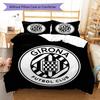Girona FC Poster Bedding Quilt Set Quilt Cover Pillowcase Home Decoration Birthday Gift (1 * Duvet Cover + 2 * Pillowcase, Without Core)