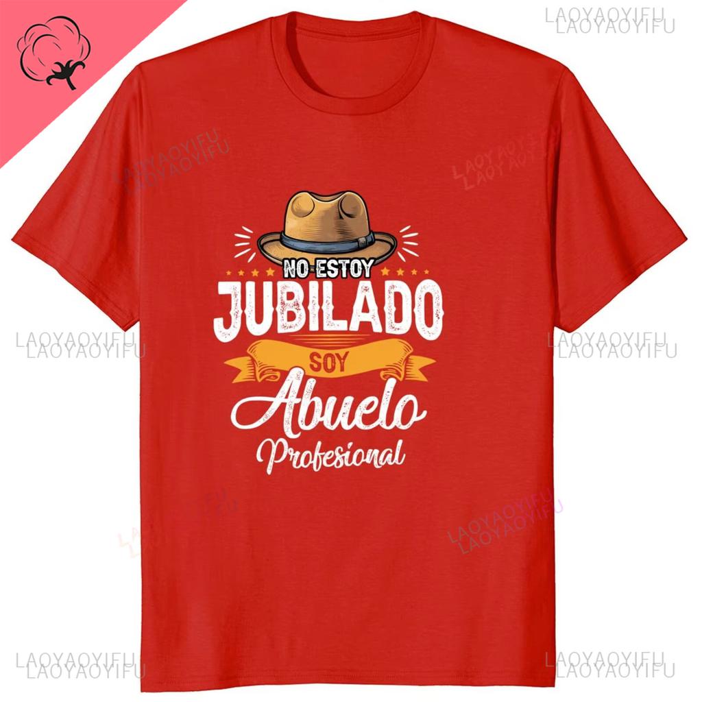Im Not Retired Im A Professional Grandpa Unique T Shirt Spanish Father Day Birthday Papa Grandfather Gift Tee Hipster Streetwear