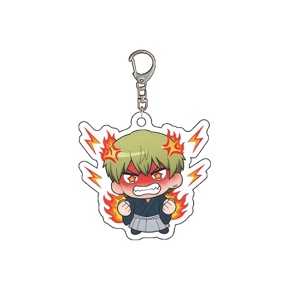Acrylic Keychain for Jujutsu Kaisen Fushiguro Megumi Itadori Cute Cartoon Figure Hanging Accessories Backpack Charm Holiday Gift