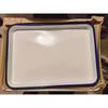 Enamel Rectangle Dish Plate, Rectangle Tray