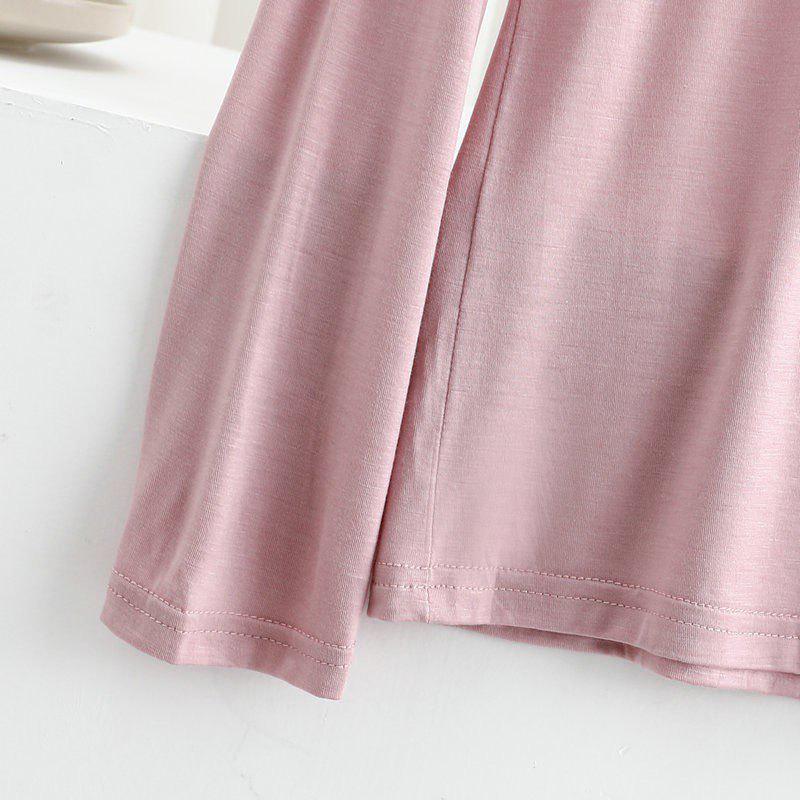 Women's Spring/Summer Modal Round Neck T-shirt - Thin Long Sleeve, Loose, Slimming, Plus Size, Outerwear Top