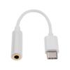 Set of 2pcs Type C Input 3.5mm Port Output Cable USB C to 3 5mm Adapter Cord Wire Tablet Phone Accessory