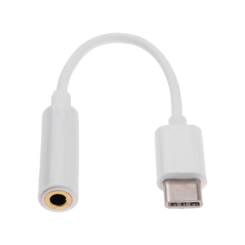 Set of 2pcs Type C Input 3.5mm Port Output Cable USB C to 3 5mm Adapter Cord Wire Tablet Phone Accessory