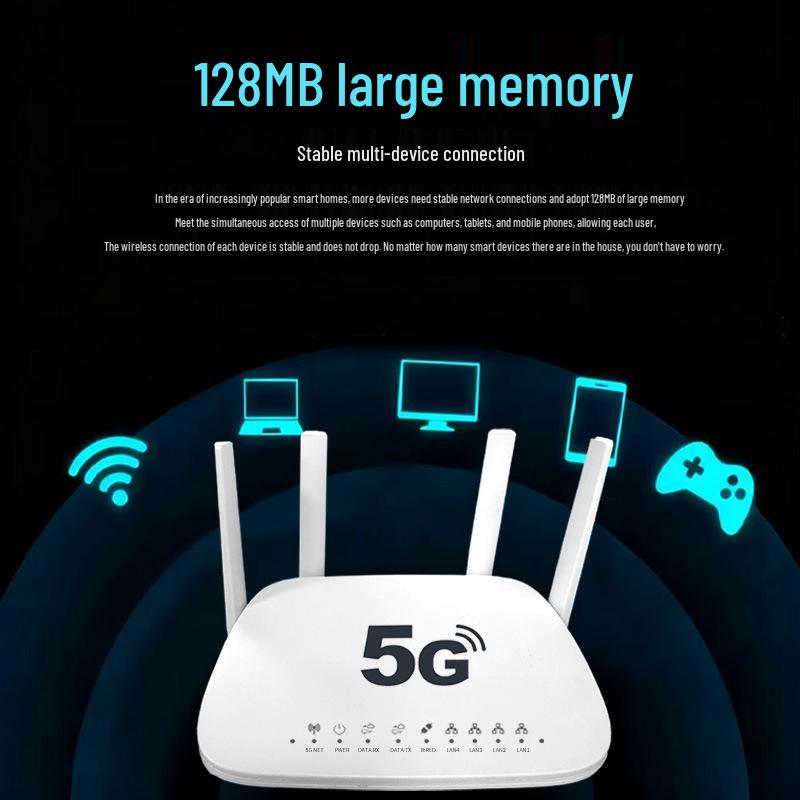 AX1800 Dual-Band 5G WiFi 6 Router with Enhanced Signal