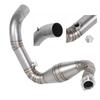 Motorcycle Exhaust Mid‑Pipe 304 Stainless Steel Header Tube with Muffler Accessory Fit for G310R