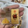 2mg Pure Gold Treasury Princess Phone Sticker: Wealth & Attraction Charm