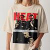 Tričko s plakátem Heat | Tričko k filmu Michaela Manna, Vintage tričko 90. let akčního kina