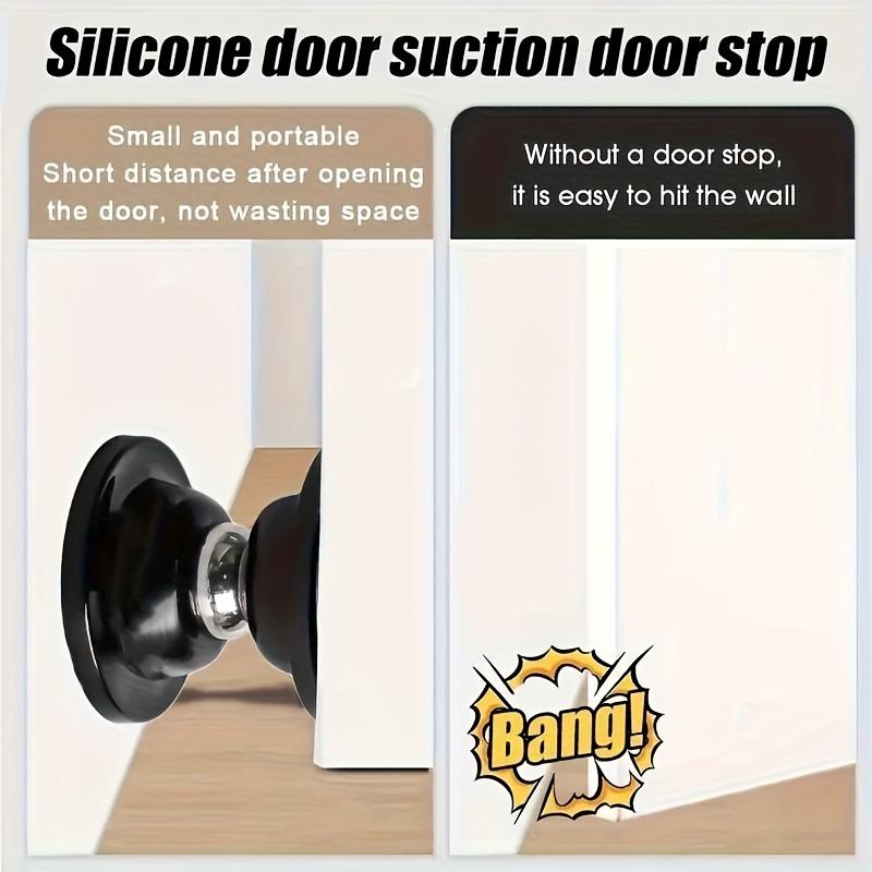 [Door Stopper Kit] 2pcs/set Door Stopper Kit - No Drilling Required, Shock and Weather Resistant, Floor Suction Door Soft Rubber Magnet