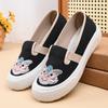 Spring and Autumn One-step Cloth Shoes, Women's Single Shoes, Breathable, Soft-soled and Comfortable