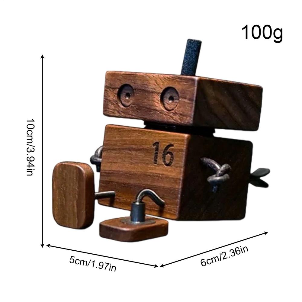 

Wooden Figure Shaking Feet Wooden Shaking Man Dashboard Decoration Playful Auto Motion-Activated Funny Wood Desktop Decor