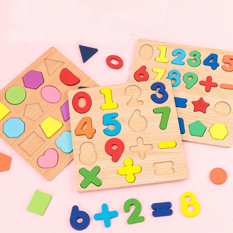 Vzdělávací dřevěné hračky 3D dřevěné puzzle pro děti Hra Odolný materiál pro nasycení kreativity a představivosti