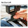 Helmet Camera Holder Compatible for Action 5Pro/4/3/2 Camera, 360°Rotating Joint and Adhesive Base for Outdoor Action Recording