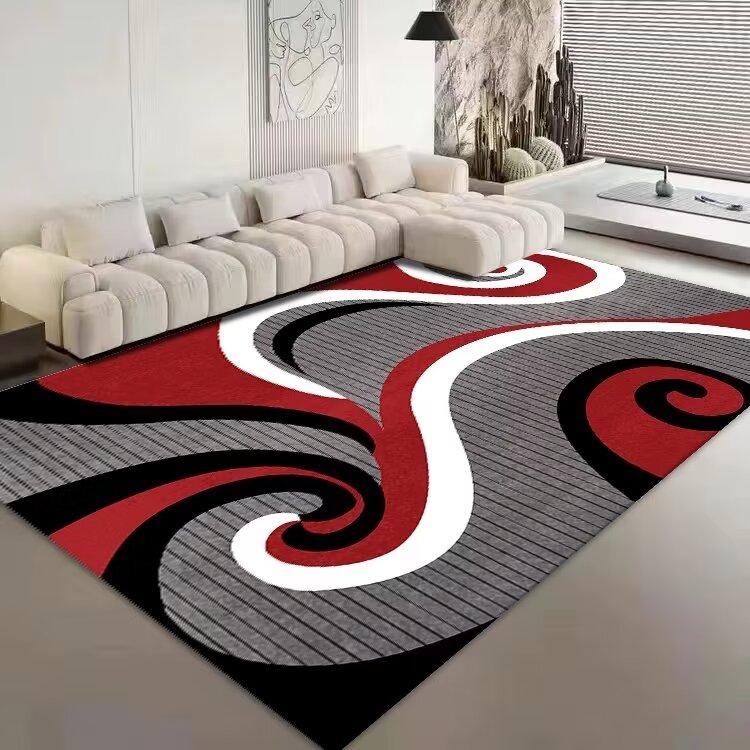 Nordic Geometry Carpets for Living Room Simple Pattern New Home Decoration Rugs Bedroom Cloakroom Decor Rug Anti-slip Mat Tapete