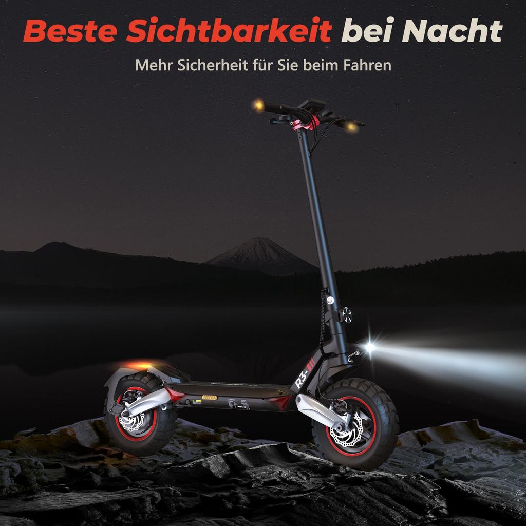 Elektroroller Faltbarer CIRCOOTER R3 Straßenzulassung 1000W Motor 20Km/h Höchstgeschwindigkeit 48V 15AH 80Km Reichweite Neu