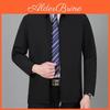 Lapel Dad Wear Jacket Mens Spring And Autumn In The Elderly Casual Mens Clothing
