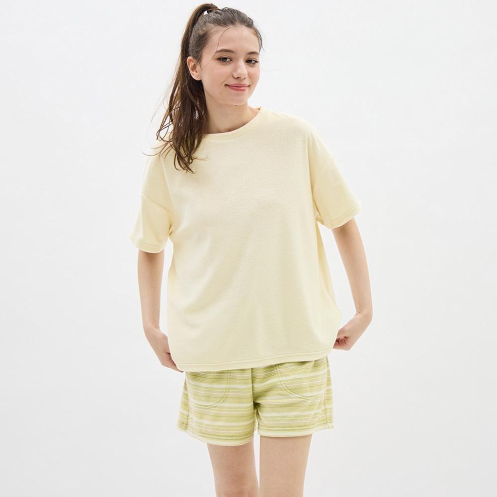 

Шорты с короткими рукавами GU by Uniqlo Soft Pile Lounge Set