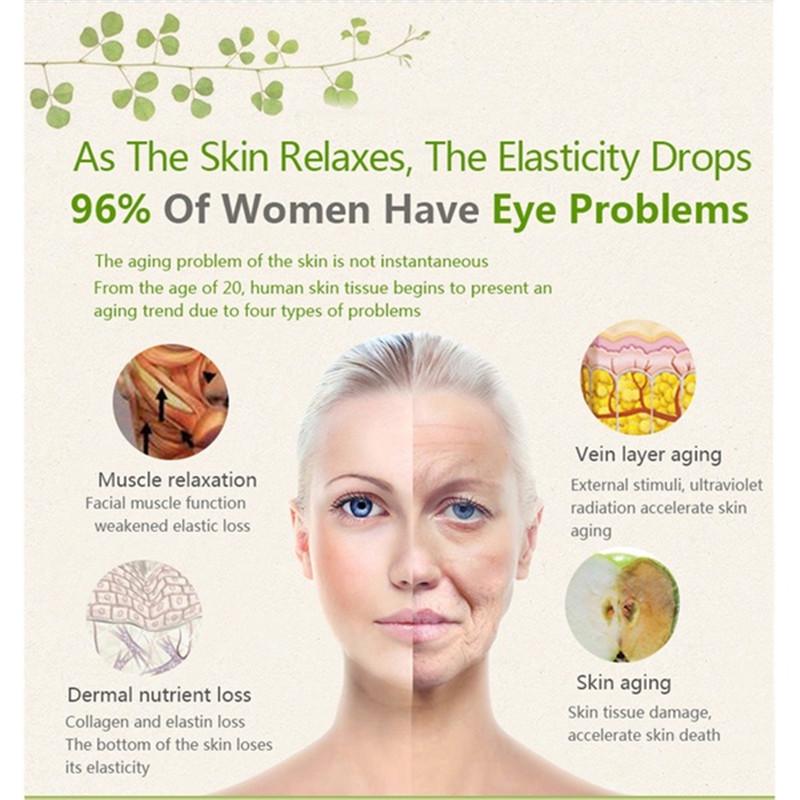 Red Ginseng Eye Cream Snail Essence Anti Aging Eye Cream Moisturizer