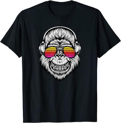 DJ Gorillas Lustiges T-Shirt Klassisches T-Shirt