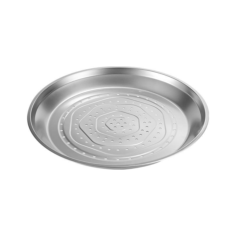 Thickened Stainless Steel Steamer Basket & High-Temperature Resistant Steaming Rack for Woks and Iron Pots