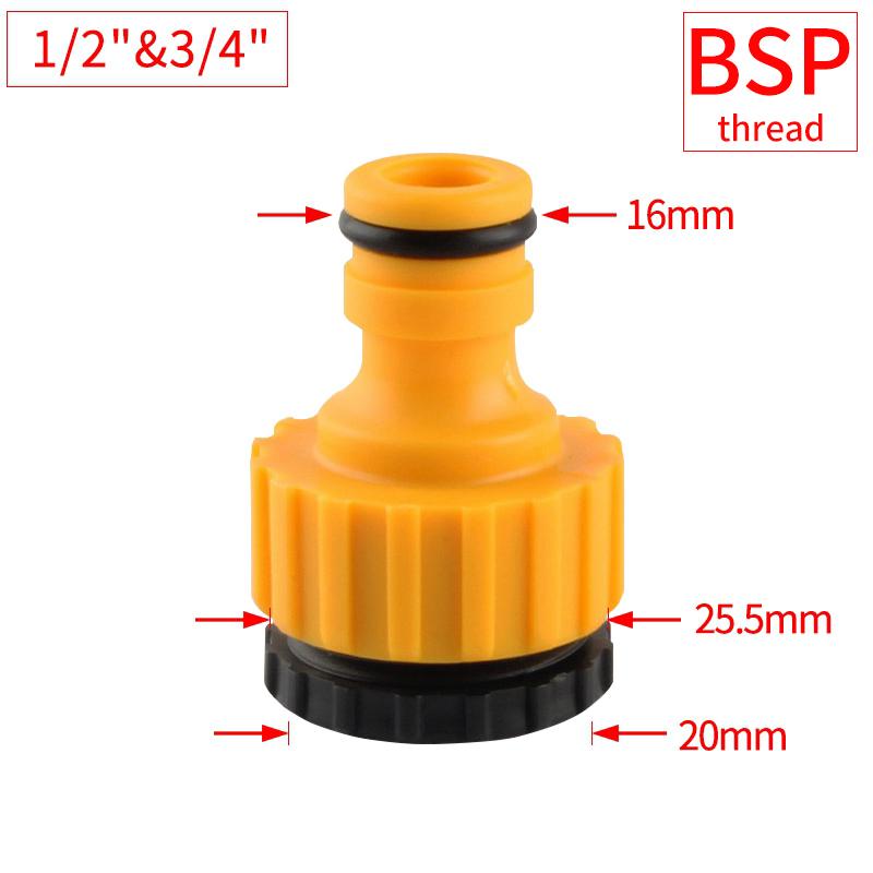 Garden Hose Repair Connector 1/2 3/4 1 In Pipe Transfer Quick Connector Damaged Leaking Adapter 16mm Drip Irrigation Watering