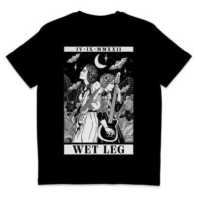 Wet Leg Tarot Card Indie Isle Of Wight Girl Group Goblin Core T Shirt