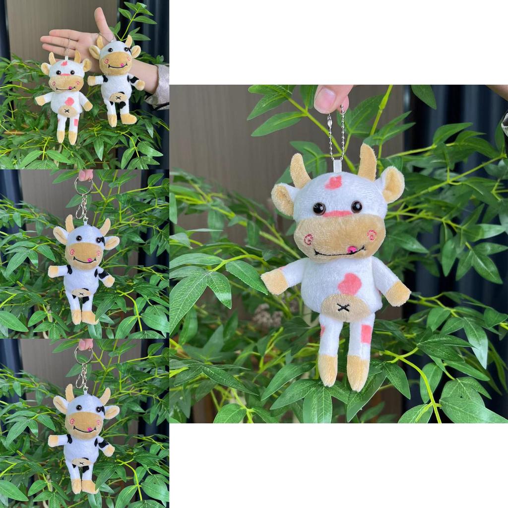 Adorable Plush Dog Keychain Pendant Cute Soft Toy For Backpacks And Bags