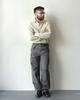 Bancheu Bgs Chambray Selvedge Cotton Work Shirt - Ecru