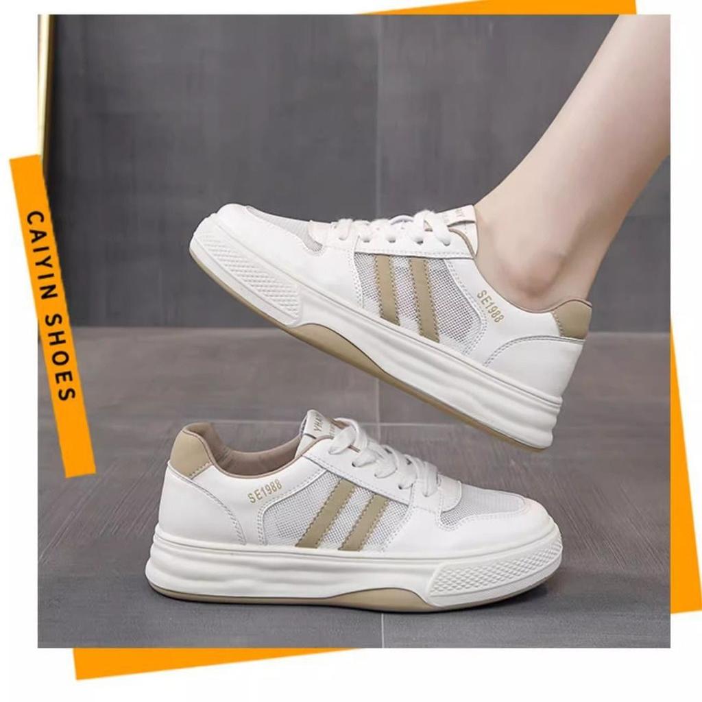 Mesh breathable little white shoes women's spring and summer new thick-soled casual sports women's shoes versatile shoes