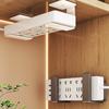 2Pcs Living Room Router Storage Rack Wall Mounted WiFi Devices Fixture Support Set-Top Box Extension Socket Placement  Bracket