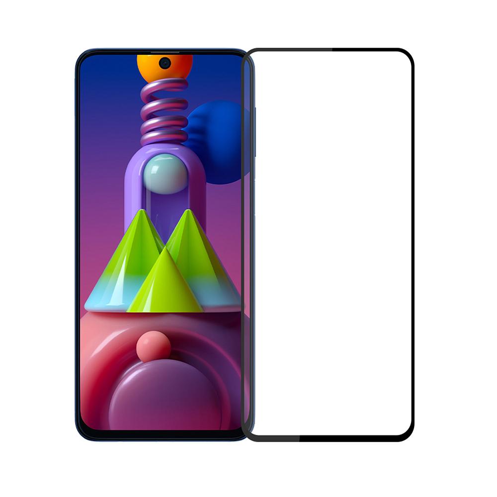 MOFI Full Coverage Tempered Glass Screen Protector [Full Glue] for Samsung Galaxy M51 Anti-burst