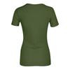 Damen T-Shirt mit schmaler Unterseite, modisch, lässig, einfarbig, Rundhalsausschnitt, Pullover, kurzärmelig
