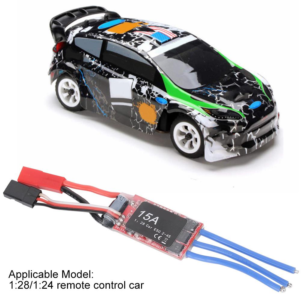 15A 2?4S ESC Electronic Speed Controller Accessory for 1/28 1/24 RC Car Model