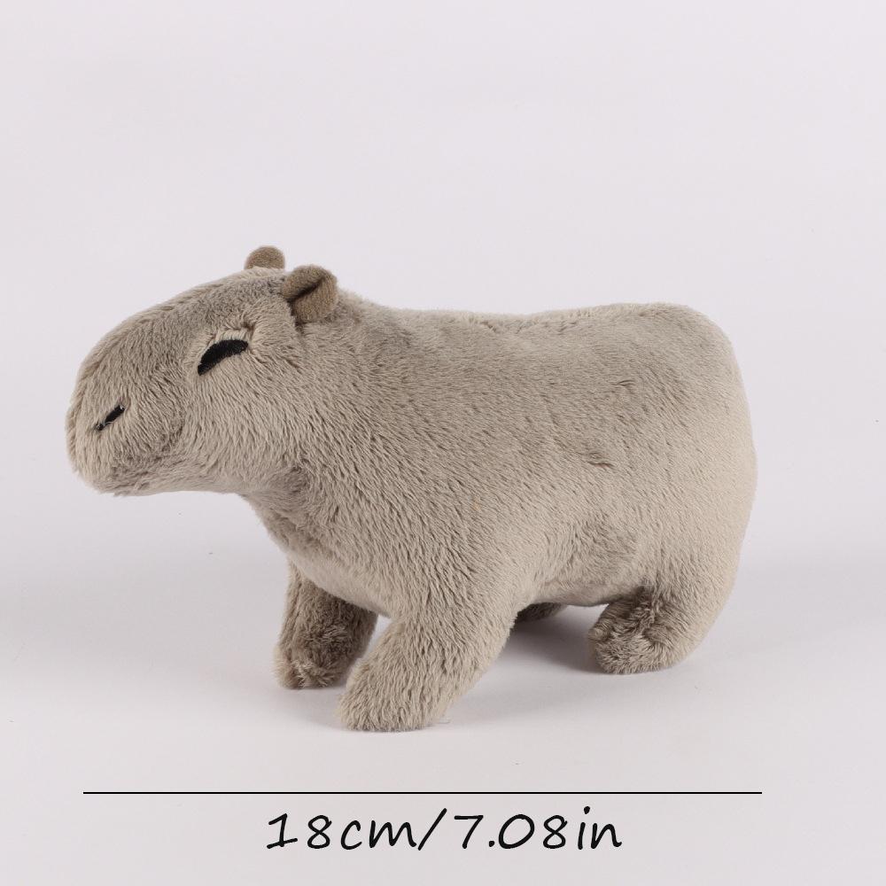Kawaii Simulation Capybara Plush Toys Mother-Child Water Guinea Pig Five-Piece Soft Animal Doll For Boys And Girls Birthday Gift