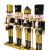 15in Christmas Nutcrackers Soldier King Figurine Toy Ornaments for Holiday Christmas Decorations Shelves Table Home
