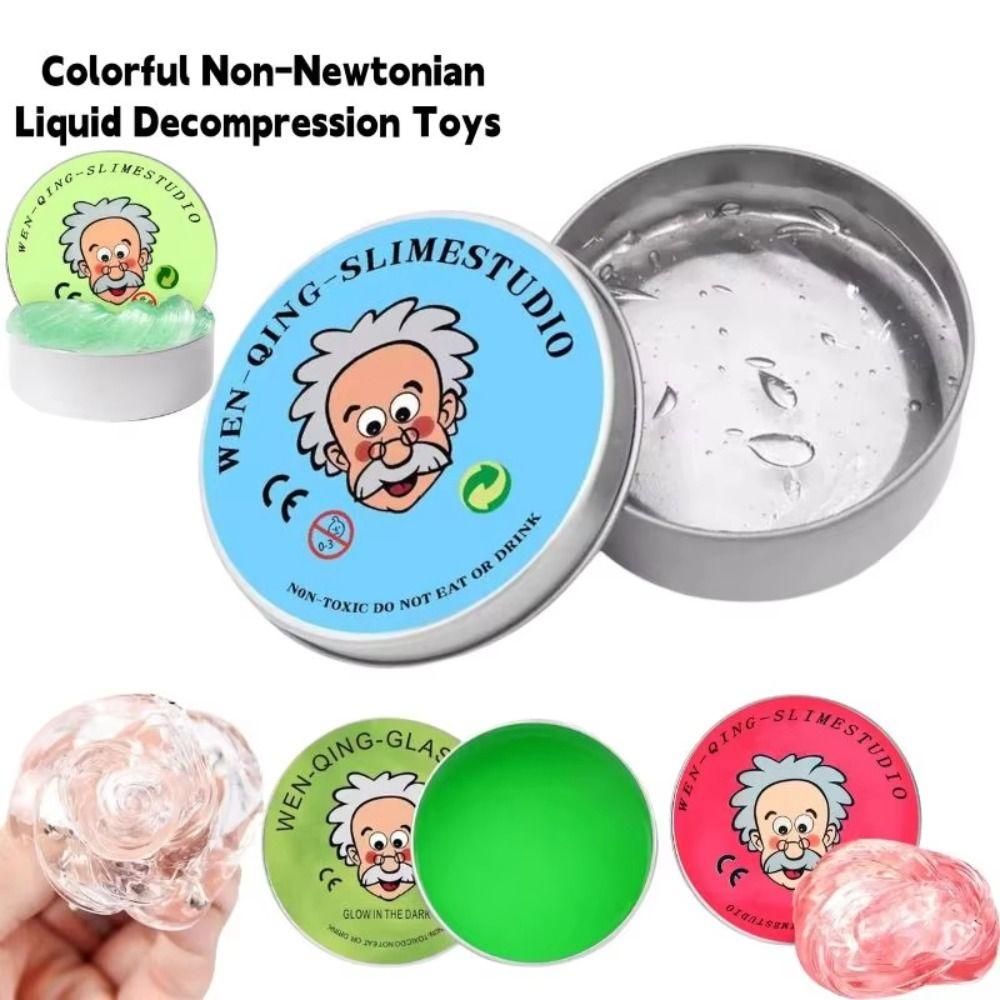 Crystal Clear Liquid Crystal Slime Colorful Crystal Bouncy Slime Toy  Children Gifts