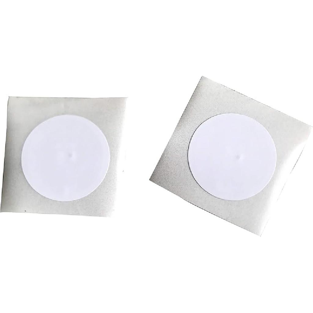YARONGTECH RFID Sticker tag 13.56mhz Round 25mm Adhesive Back -50pcs