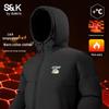 Baleno S&K Men's Hooded Padded Winter Jacket