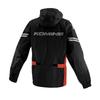 KOMINE 03-5393 Men's Motorcycle Rain Jacket KOMINE Black Red 2XL RK-5393