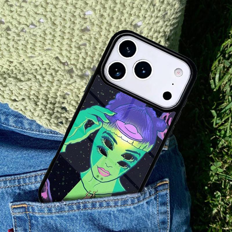 Hippie Grunge Art Phone Case Cover Compatible with for IPhone 17air 16e 15 14 13 12 11Pro Max 17 Air