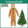 Adorable Costume de Noël Bonhomme en Pain d'Épices Enfant Cosplay Body