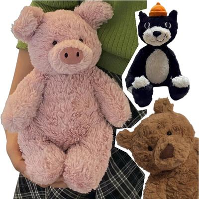 JC Brinquedos de Pelúcia Ultra Macios Porco/Gato/Urso Animais de Pelúcia Fofos Companheiro Emocional Perfeito Presente para Crianças Adultos Decoração de Casa