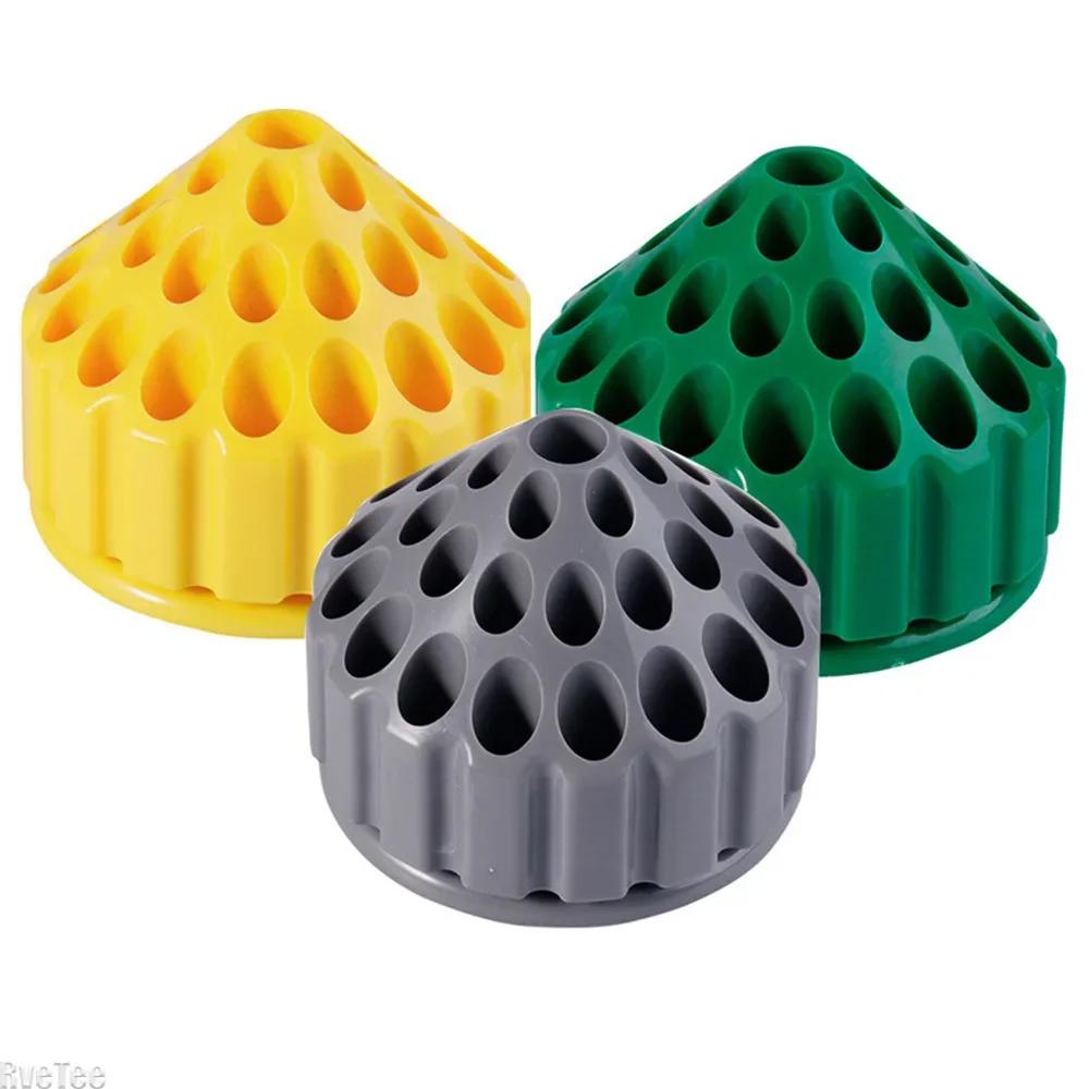 Needle Storage Box 35 Hole Rotating Base Tool Holder Rotary Engraving Tool Grinding Head Carving Tool Polishing Wheel Organizer